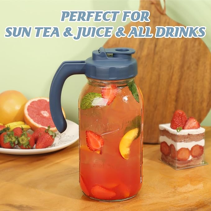 Soligt Glass Mason Jar Pitcher