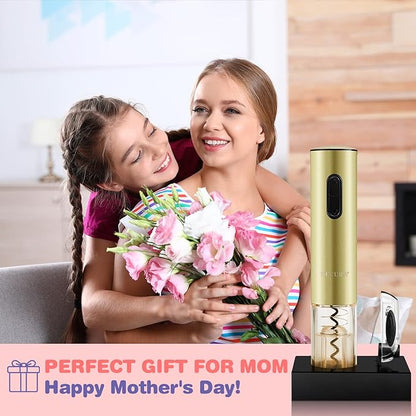 Secura Electric Wine Opener, Automatic Bottle Corkscrew Opener