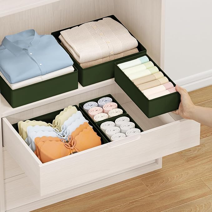 DIMJ Drawer Organizer Clothes