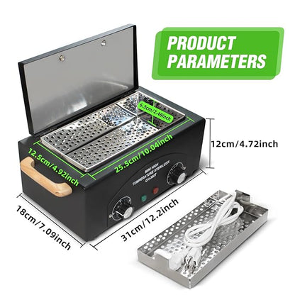 High Temperature Metal Tool Cleaning Box, 110V 300W 1.5L
