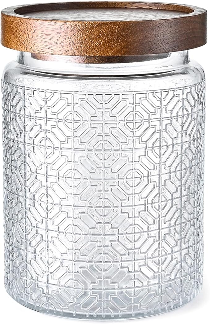 Adodeen 24oz Vintage Glass Canister