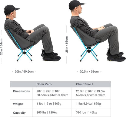 Helinox Chair Zero Ultralight Compact Camping Chair