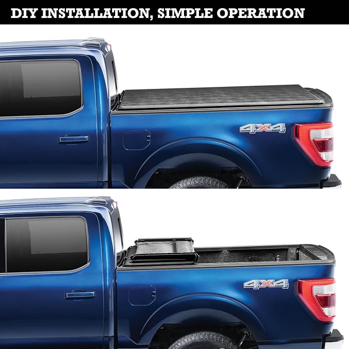 RealTruck Extang Trifecta 2.0 Soft Folding Truck Bed Tonneau Cover | 92430 | Fits 2009 - 2018, 19'-24' Classic Body 1500 Dodge Ram 1500/2500/3500 6' 4" Bed (76.3")