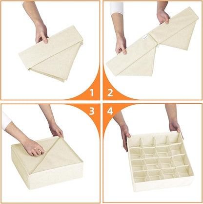 Criusia 6 Pcs Drawer Organizer Clothes