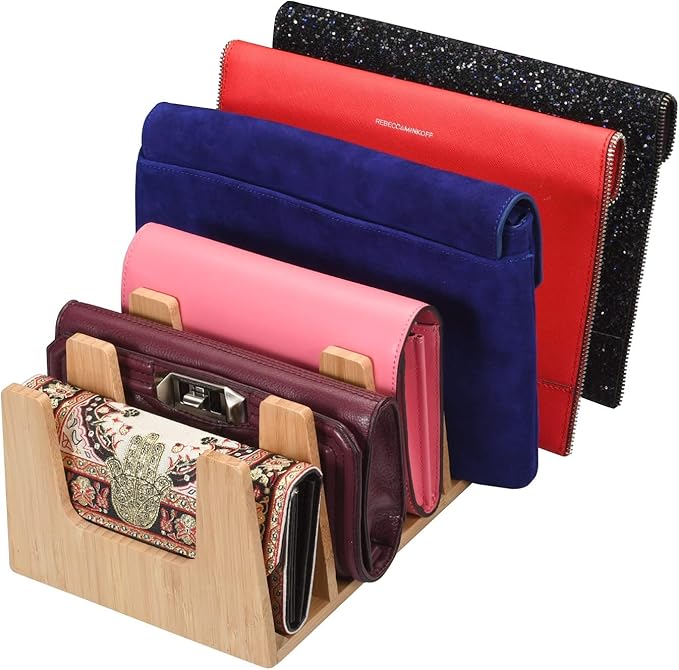 MobileVision Bamboo Pot Lid Holder Organizer