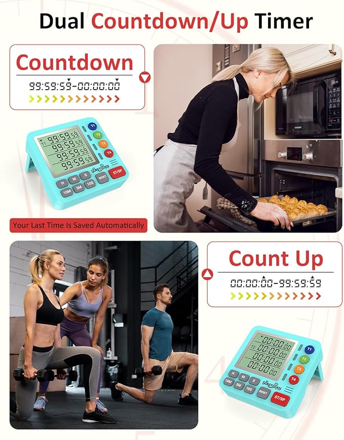 Digital Kitchen Timer for Cooking
