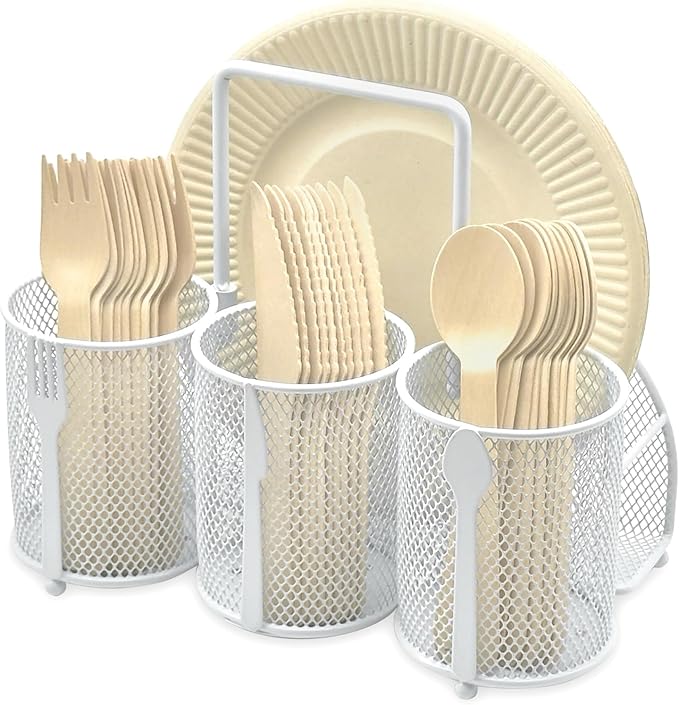 DysanVica Utensil Caddy Silverware Holder