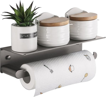 DUFU Paper Towel Holder with Shelf