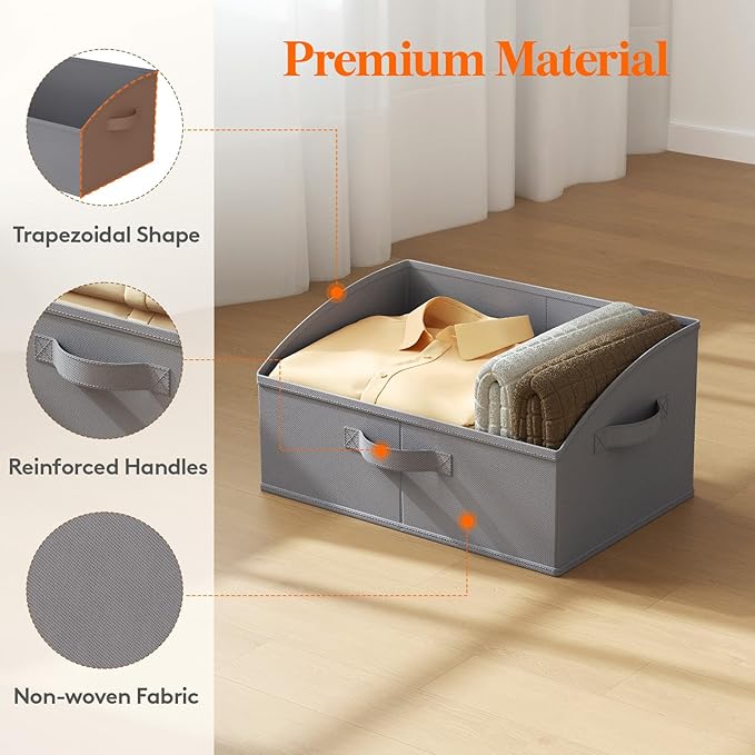 Lifewit Trapezoid Closet Storage Bins