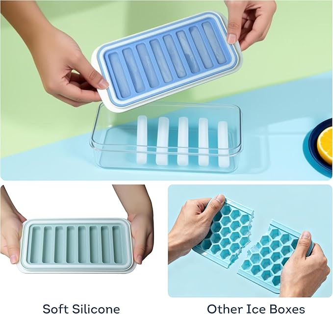 Lily's Home Flexible Silicone Ice Cube Tray