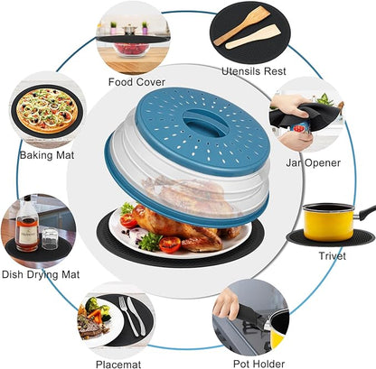 2 in 1, WENWELL Microwave Splatter Cover