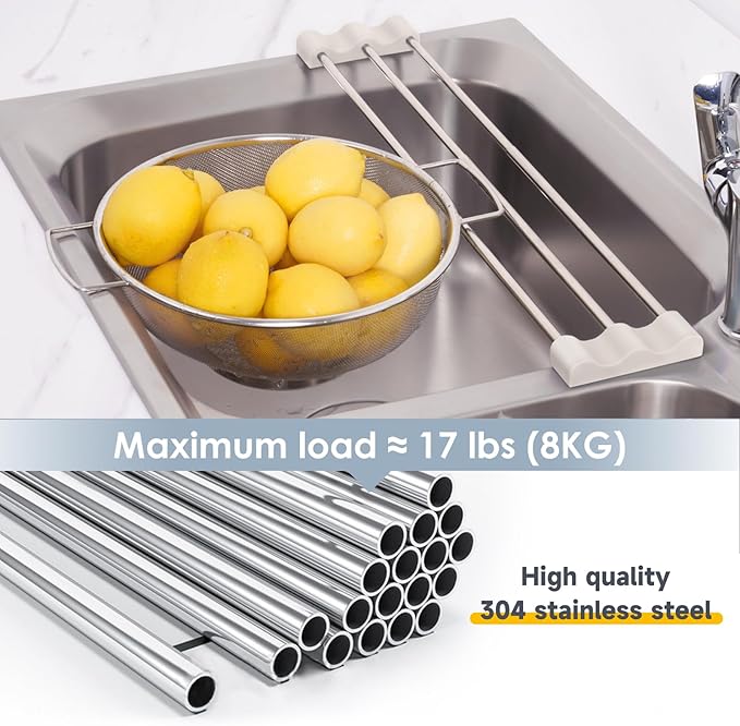 Tomorotec Adjustable Over-The-Sink Kitchen Rack