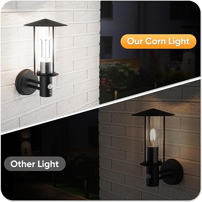 XYCN 4 Pack 100W Corn LED Light Bulb Fanless, 5000K Daylight E26/E39 Large