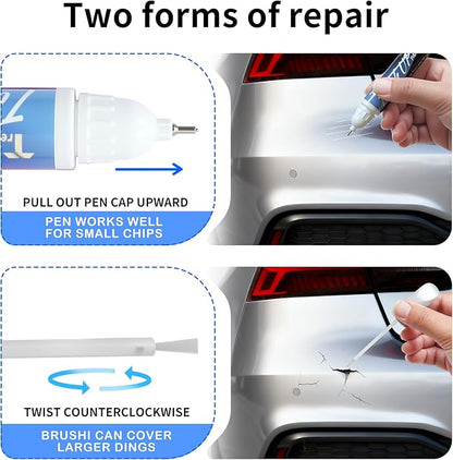 SWP Snow White Pearl Touch Up Paint for Kia Exact Match, Car Paint Scratch Repair kit, 2 in 1 Scratch Remover Pen with Color-Matched Rapid Drying of Paint Coating