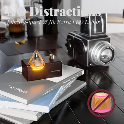 Black Obsidian Glass Essential Oil Diffuser