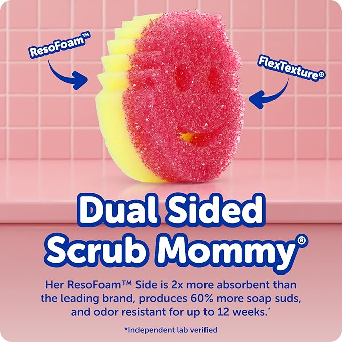 Scrub Daddy Original + Scrub Mommy Kitchen Sponges