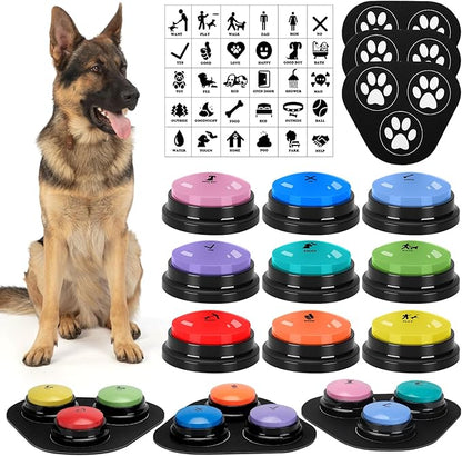 Dog Buttons for Communication, 30s Voice Recording Speaking Button Pet Speech