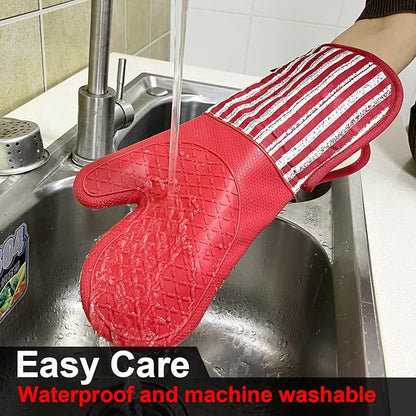 Alselo Silicone Oven Mitts Heat Resistant 932℉