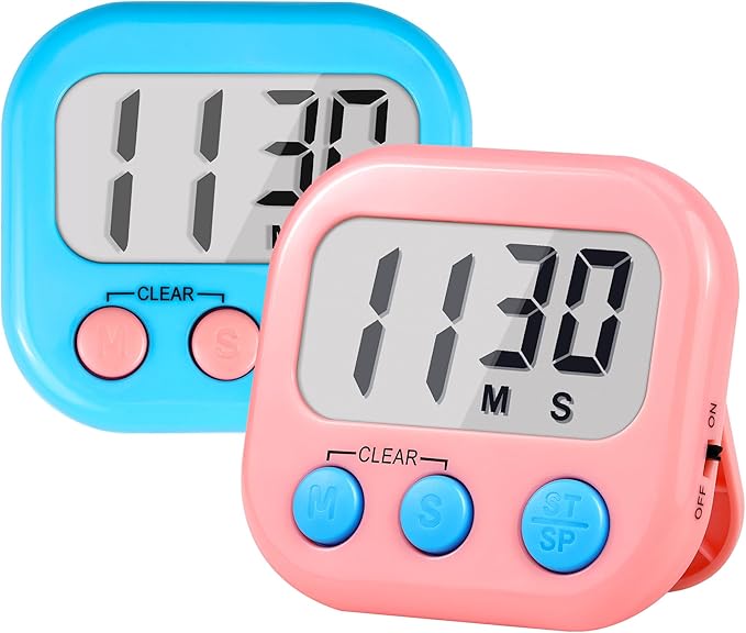 Timer for Kids Teachers Supplies Digital Kitchen Timers for Cooking Large