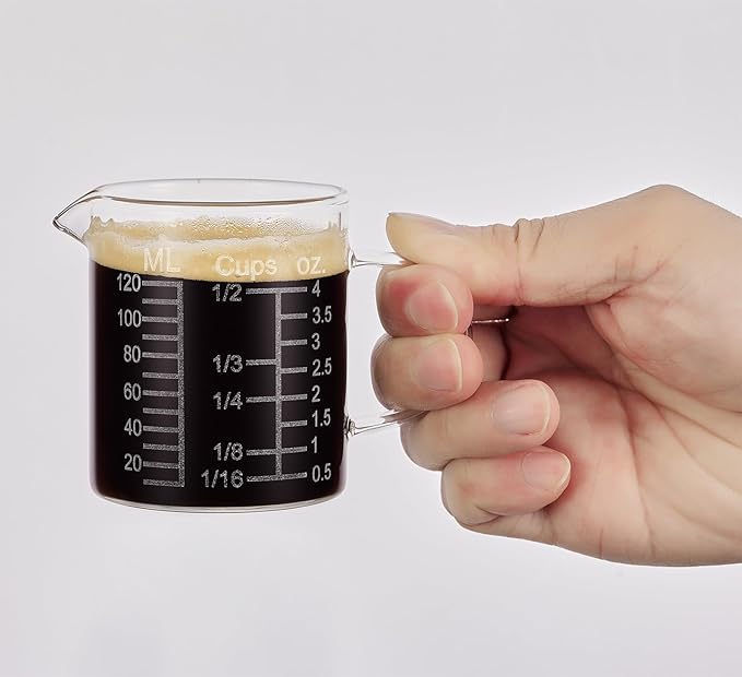 Ackers Etching Scale Measuring Glass --Made of High Borosilicate Glass Measuring