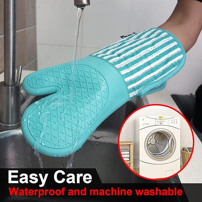 Alselo Silicone Oven Mitts Heat Resistant 932℉