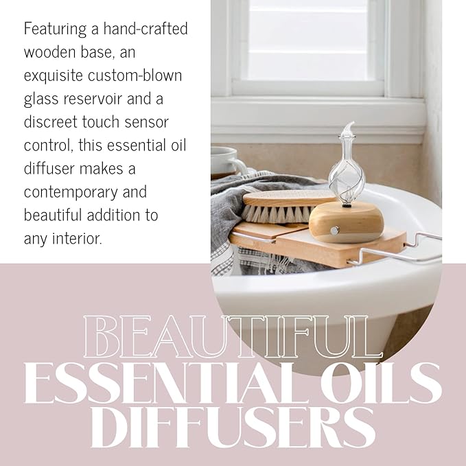 Radiance Nebulizing Diffuser for Pure Essential Oil/Aromatherapy, Premium Home