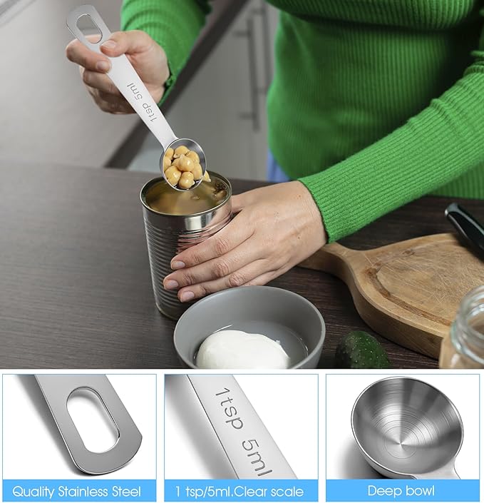 1 Teaspoon Measuring Spoons, Baking and Spices Measurement