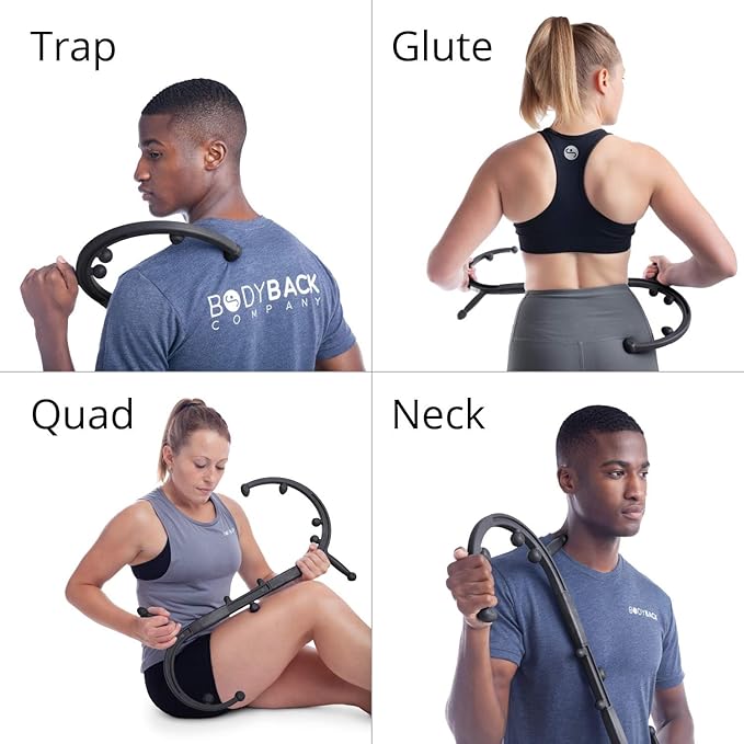 Body Back Buddy Elite – USA Made – Trigger Point Massage Tool, Shoulder Neck