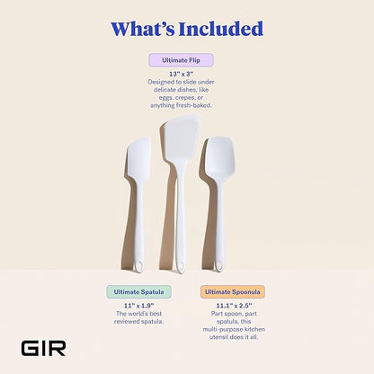 GIR: Get It Right 3-Piece Ultimate Silicone Kitchen Utensils Set
