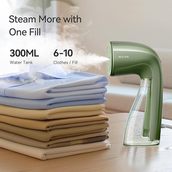 HiLIFE Steamer for Clothes, 1100W Clothes Steamer