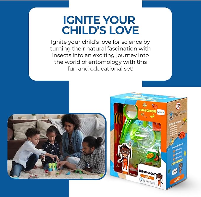 Educational Science STEM Kit for Kids Ages 6–8- Gift for Boys & Girls (Willow Entomology)