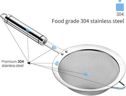Stainless Steel Fine Mesh Strainers