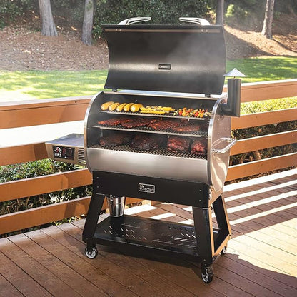 recteq Pellet Grill Smoker - Flagship 1600, Wood Pellet Smoker, BBQ, Wi-Fi Smart Grill, 1667 Sq. In. Cook Space, 40 lb Hopper