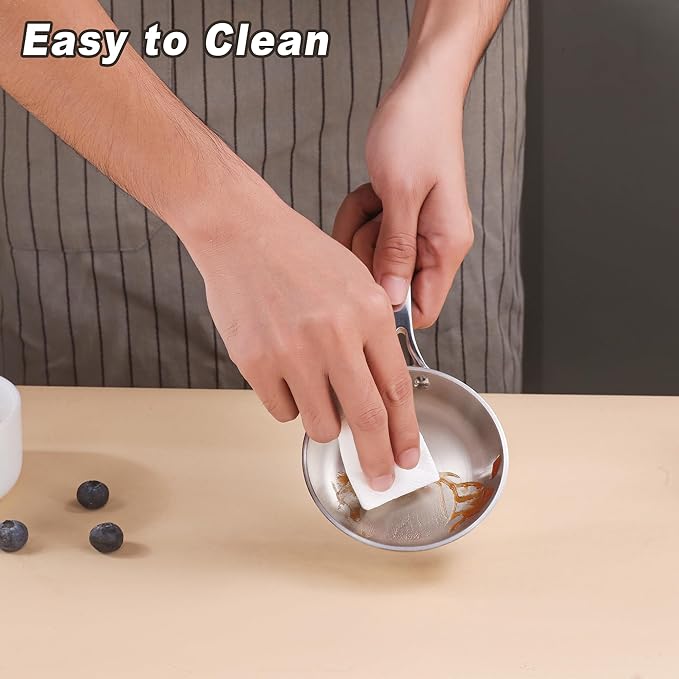 Mini Sauce Pan, Tri-Ply Stainless Steel Pot