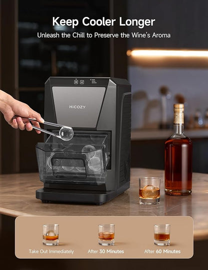 HiCOZY B1 Clear Ice Ball Maker Countertop, Sphere Ice Maker