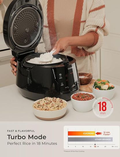 CUCKOO High Pressure Rice Cooker 10-Cup Uncooked / 20-Cup Cooked