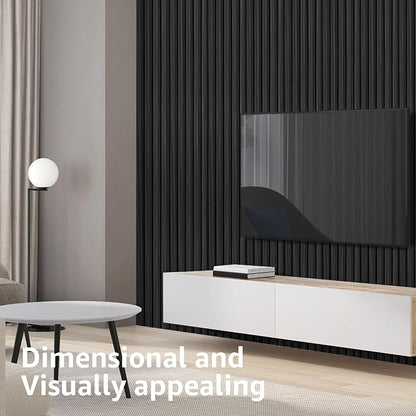 Art3d Slat Wall Panels, WPC Soundproof 3D Wall Paneling