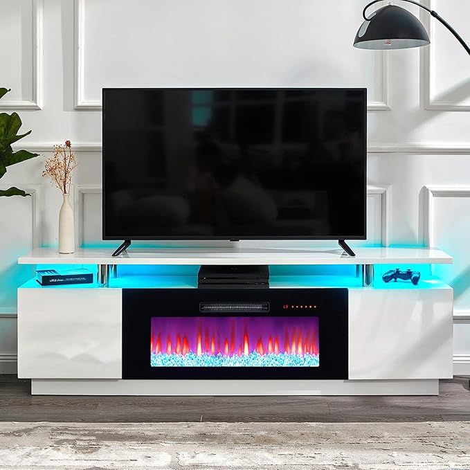 AMERLIFE Fireplace TV Stand