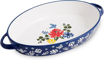 Baking Dish Casserole Dish Ceramic Au Gratin Baking Dish Lasagna Pan Oval