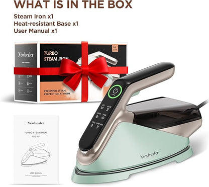 Newbealer Steam Generator Iron, 1500W Turbo Steamer