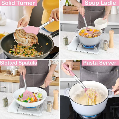 LIANYU 15 Piece Cooking Utensils Set