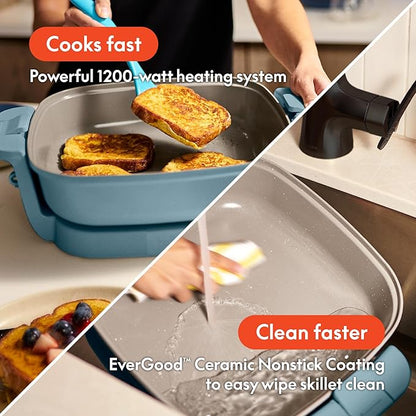 bella Make & Take Electric Skillet, Fits-anywhere™ kitchenware, EverGood™