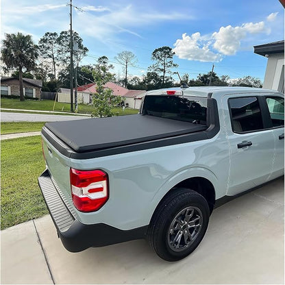 AUTOSAVER88 Soft Tri-fold Truck Bed Tonneau Cover Fits for Dodge Ram 1500 (Classic & New) 2002-2026, Fits for Dodge Ram 2500 3500 2003-2026 6.4ft Bed Without Rambox