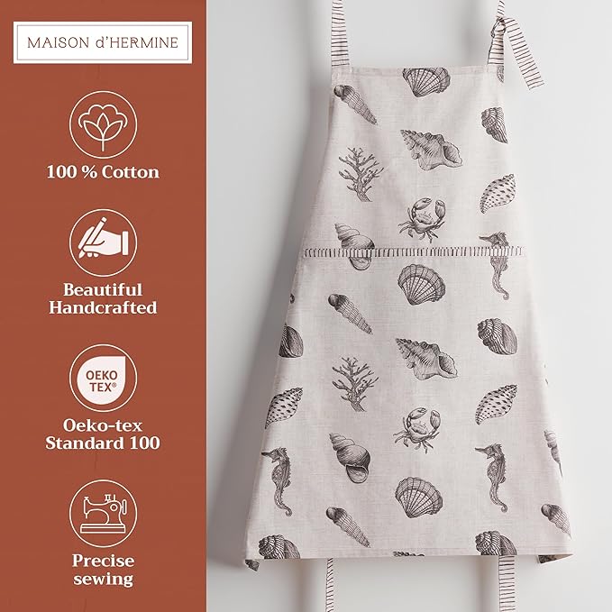 Maison d' Hermine 100% Cotton Apron