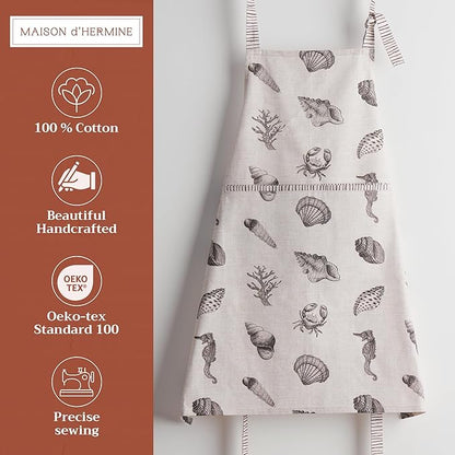 Maison d' Hermine 100% Cotton Apron