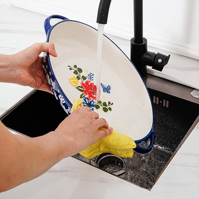 Baking Dish Casserole Dish Ceramic Au Gratin Baking Dish Lasagna Pan Oval