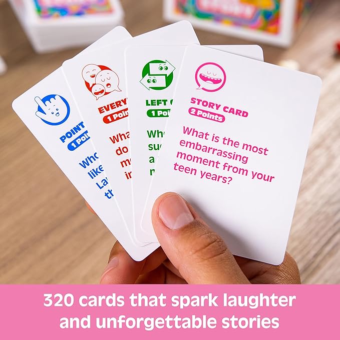 It’s Kind of a Fun Story – Adult Party Game & Storytelling Card Game with 320 Conversation Cards for Friends, Couples, Families, Game Nights, Bachelorette Parties, Pre-Games, and Happy Hours
