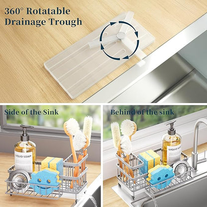 Consumest Sponge Holder for Kitchen Sink