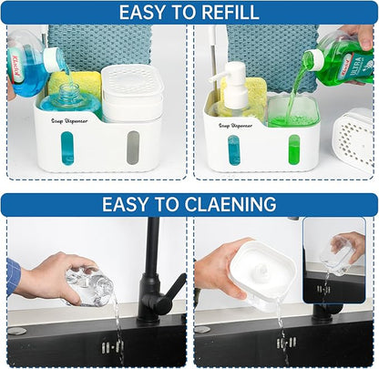 Hand Soap and Dish Soap Dispenser Set
