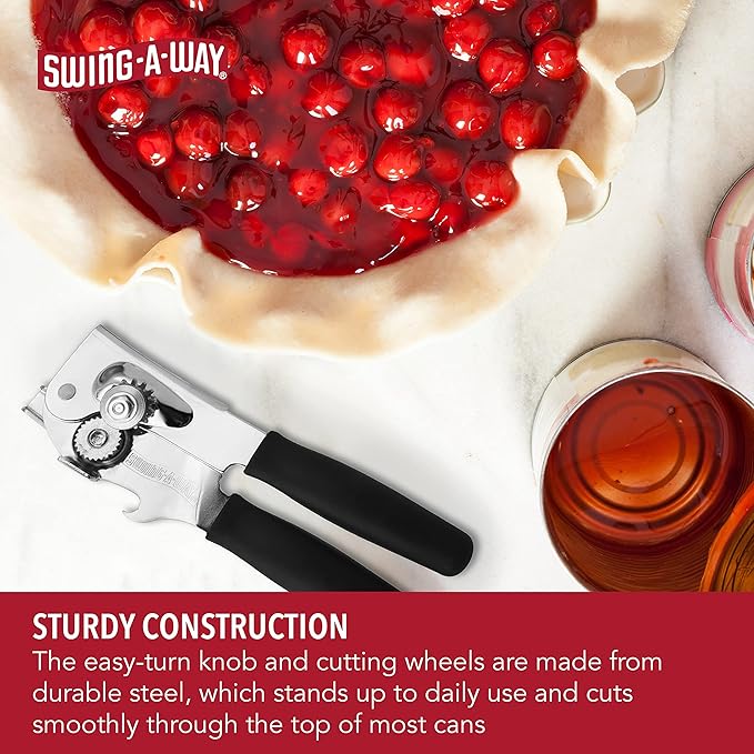 Swing-A-Way Portable Can Opener, Features an Ergonimic Handle